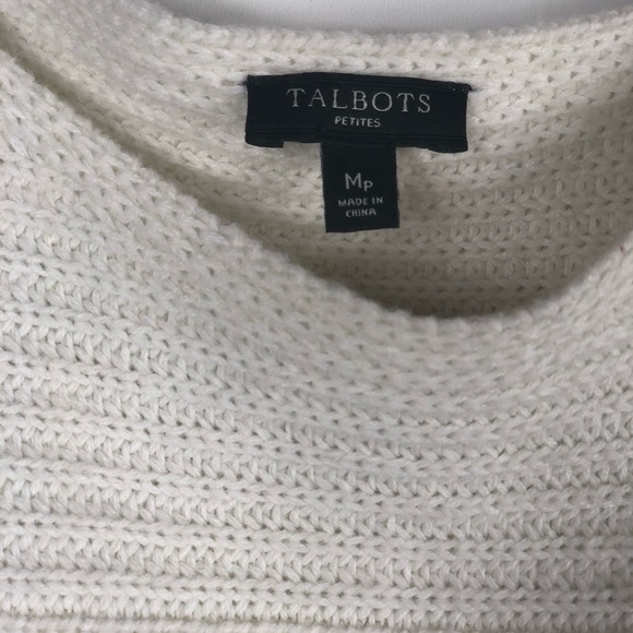 COPY - Talbots | Lambswool Mixed Knit Boatneck Sweater~Mp - Picture 7 of 8